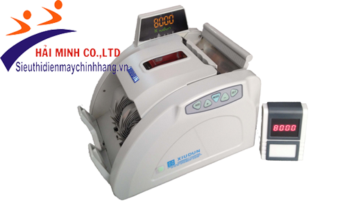 Máy đếm tiền Xiudun với kiểu dáng hiện đại